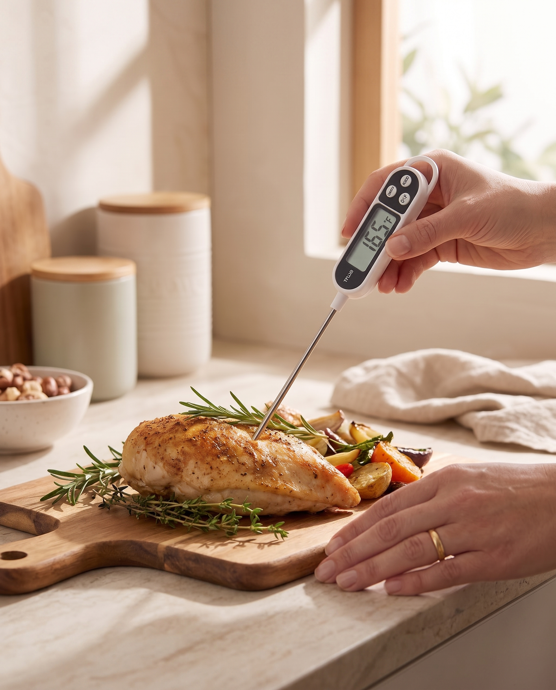 Detoxo digital kitchen thermometer lifestyle