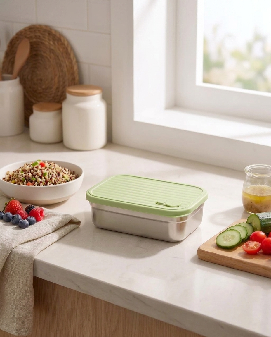 304 Stainless Steel Lunch Box — B-Style Bento